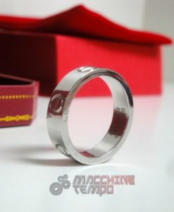 Cartier replica gioielli anello love white gold