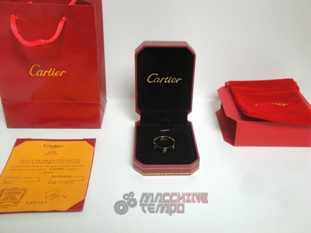 Cartier replica gioielli anello love yellow gold - immagine 3