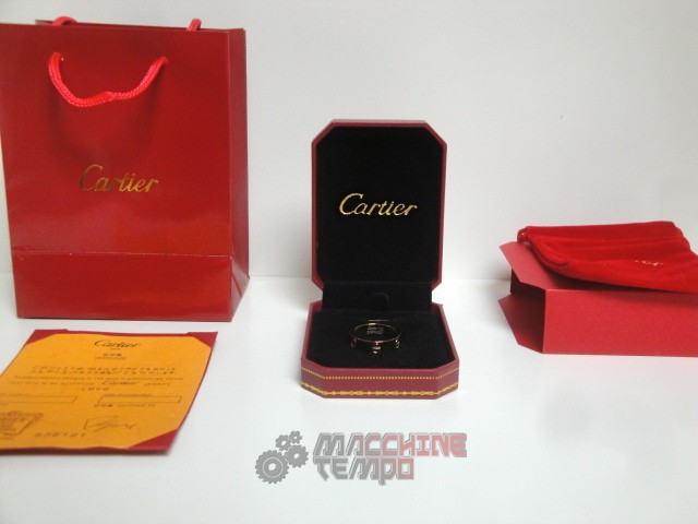 Cartier replica gioielli anello love yellow gold - immagine 4
