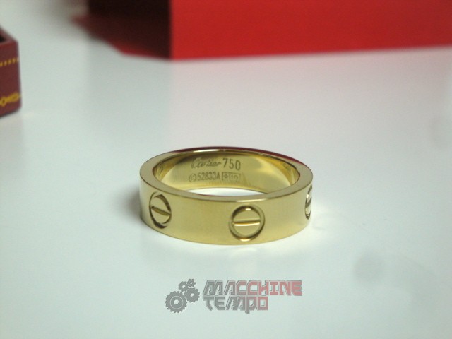 Cartier replica gioielli anello love yellow gold - immagine 6