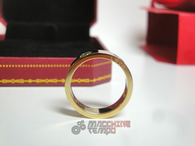 Cartier replica gioielli anello love yellow gold - immagine 8