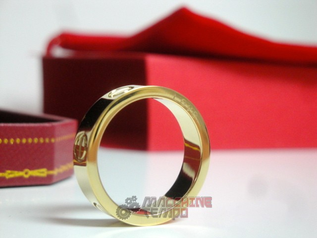 Cartier replica gioielli anello love yellow gold - immagine 9