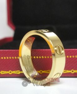 Cartier replica gioielli anello love yellow gold