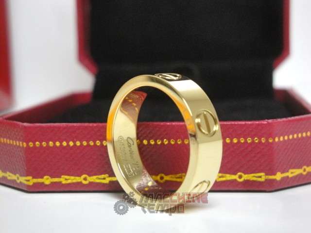 Cartier replica gioielli anello love yellow gold