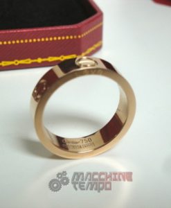 Cartier replica gioielli anello love rose gold