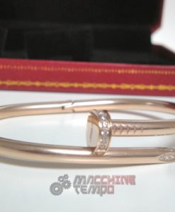 Cartier replica gioielli bracciale juste un clou rose gold
