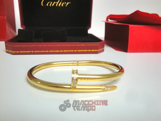 Cartier replica gioielli bracciale juste un clou yellow gold