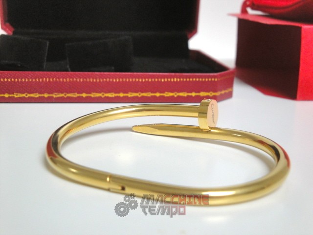 Cartier replica gioielli bracciale juste un clou yellow gold - immagine 10