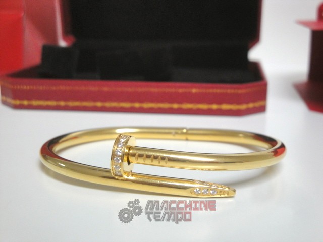Cartier replica gioielli bracciale juste un clou yellow gold - immagine 11