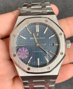 audemars piguet replica royal oak jumbo blu dial stainless stell