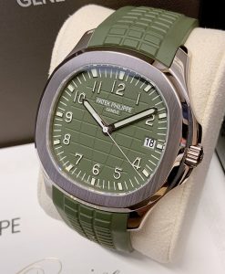 Alternative view of Patek Philippe replica aquanaut 5168g kaki