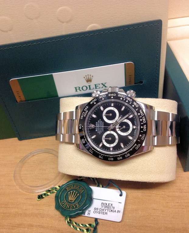 Rolex replica daytona 116500LN crono ceramichon black dial - immagine 3