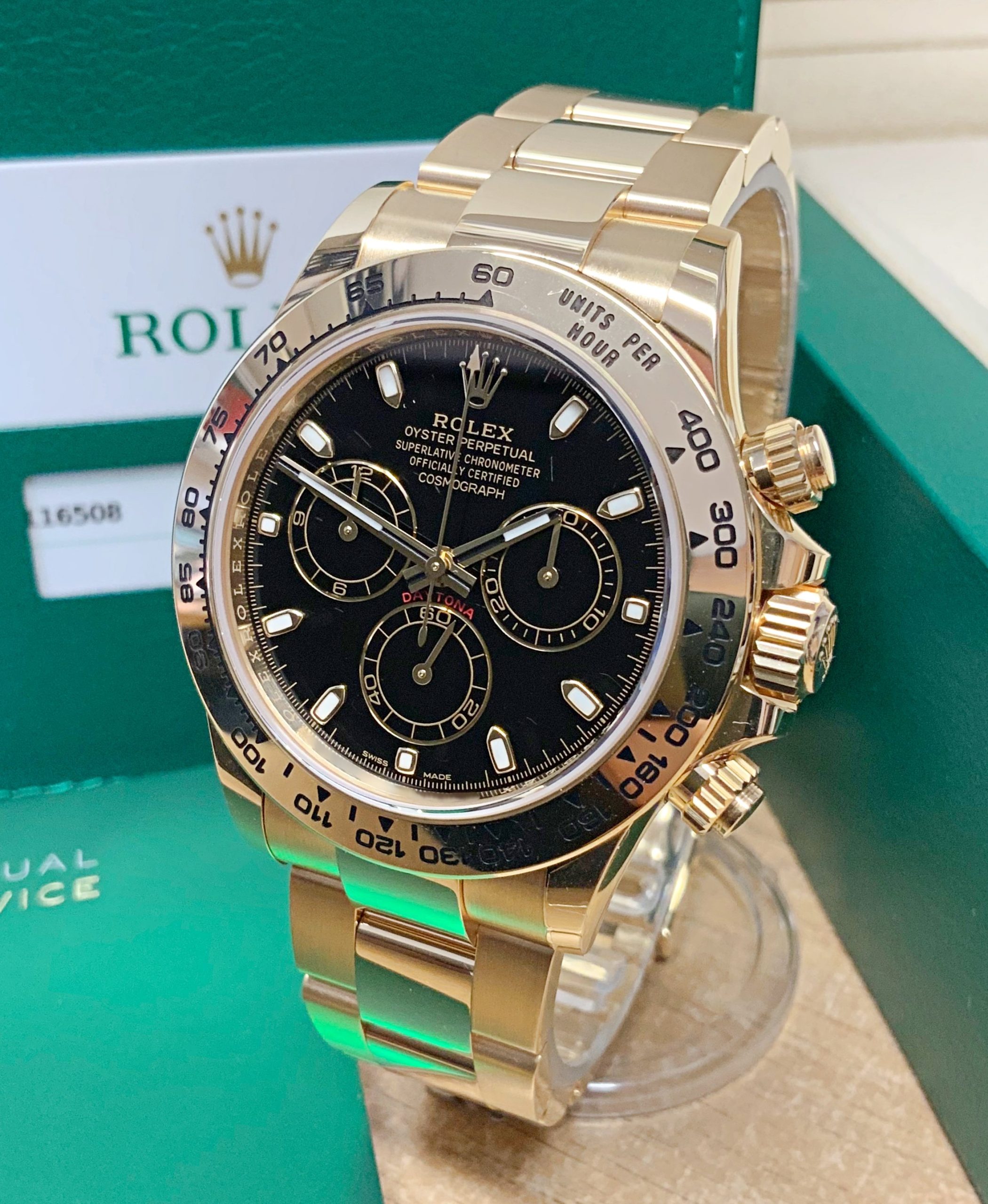 Rolex replica daytona 116508 black dial - immagine 5