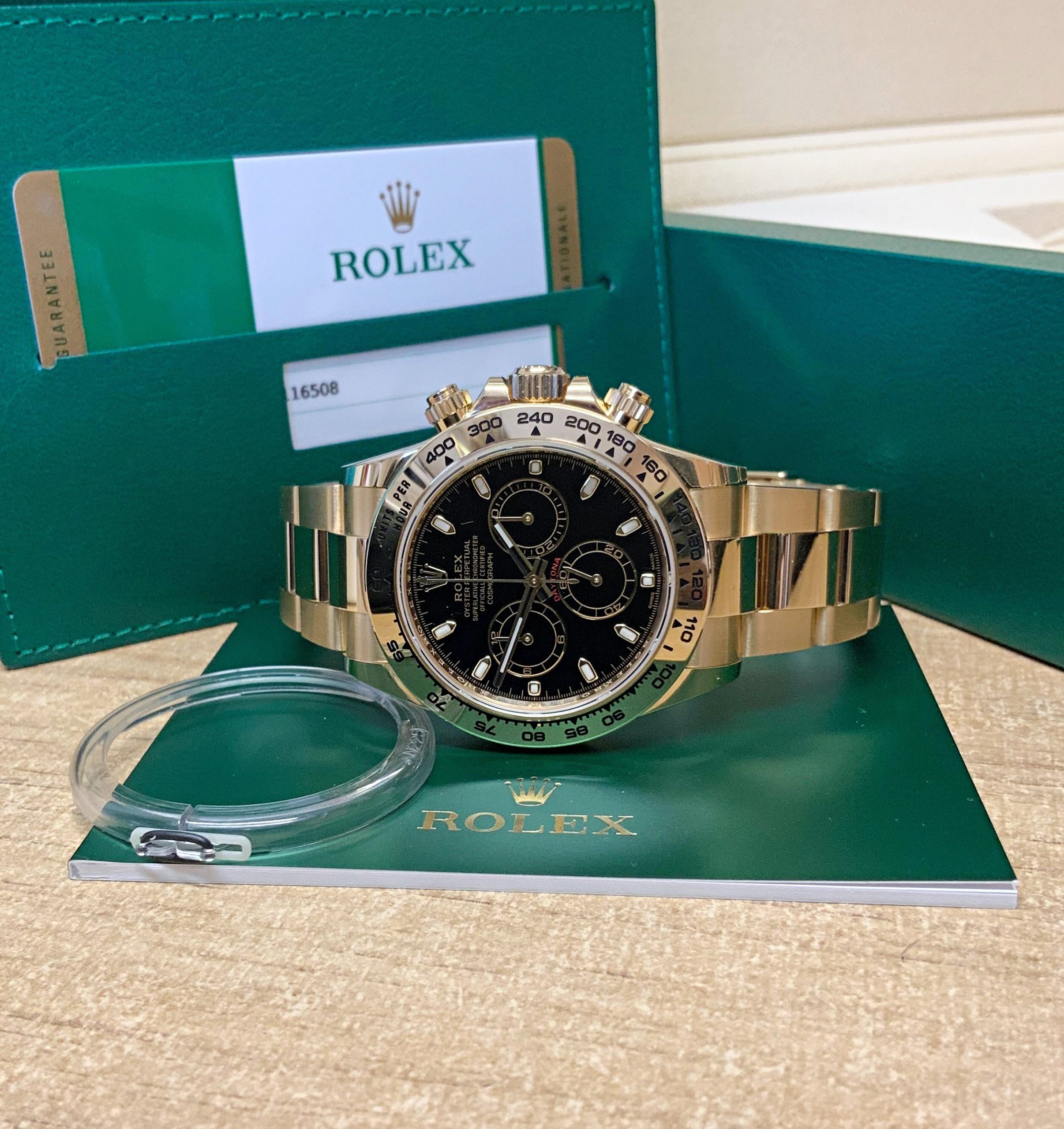 Rolex replica daytona 116508 black dial - immagine 6