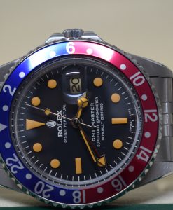 Alternative view of Rolex replica vintage GMT master II 1675 pepsi jubilèè