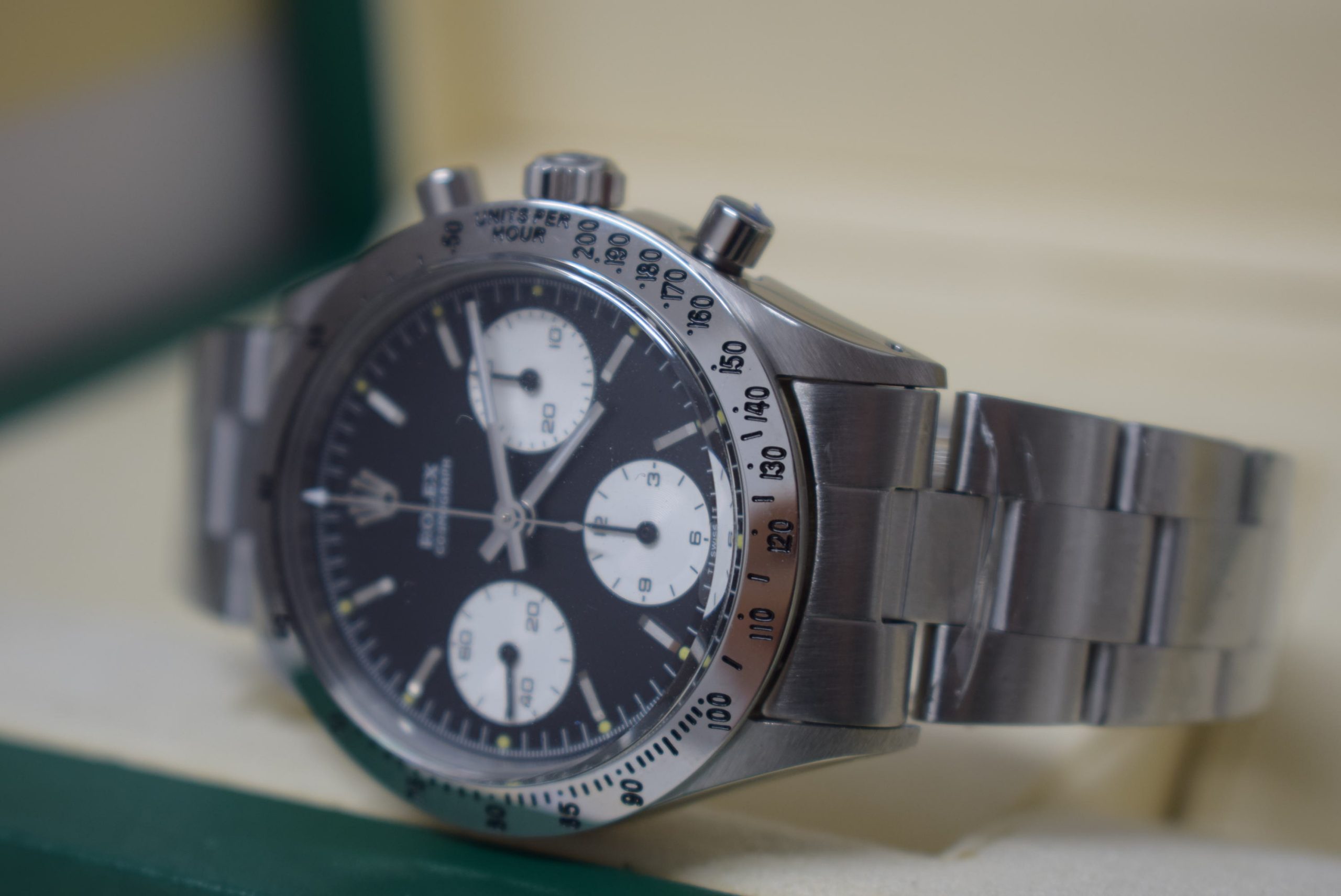 Rolex replica vintage daytona paul newman 6262 black dial - immagine 2