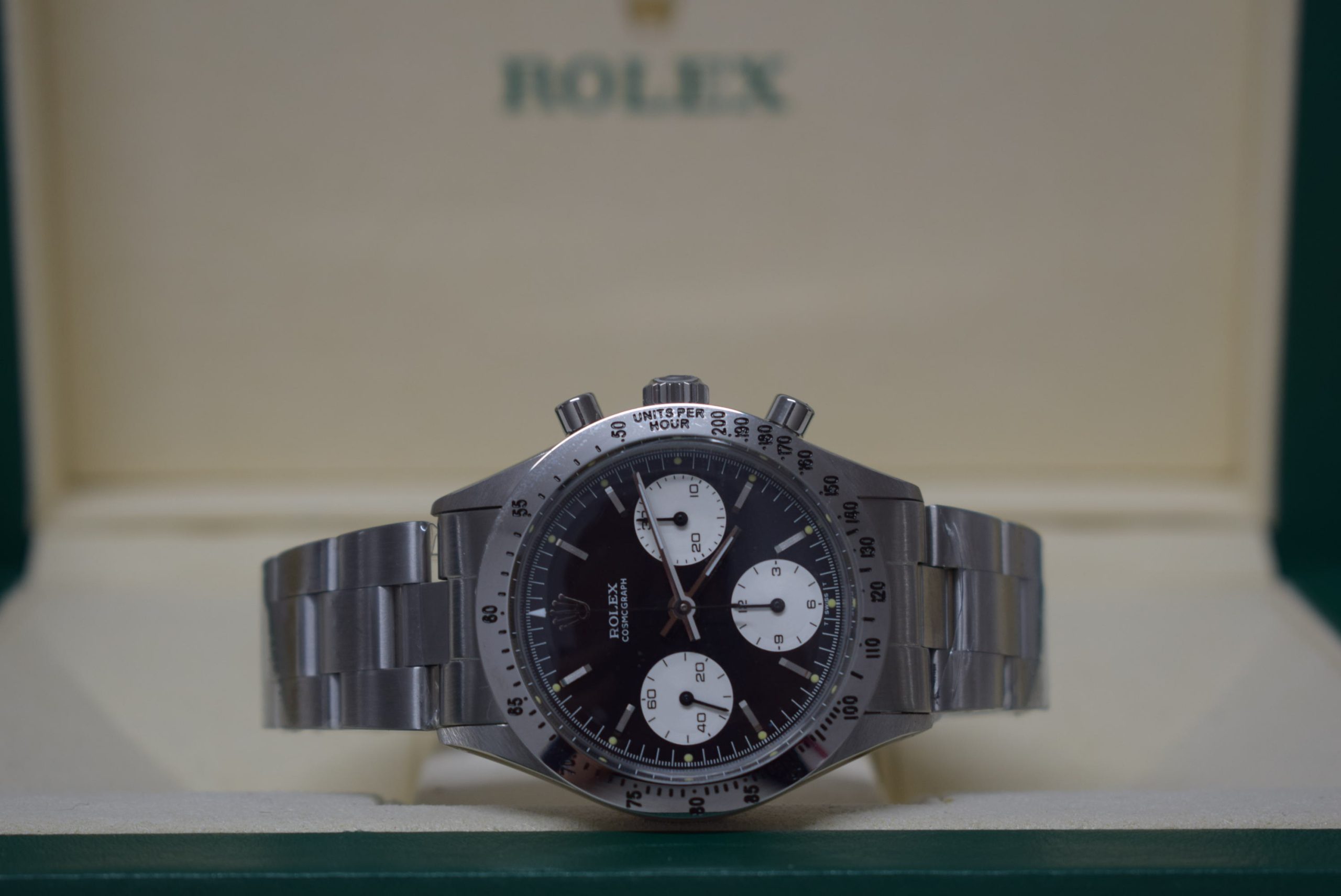 Rolex replica vintage daytona paul newman 6262 black dial - immagine 5
