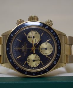 Rolex replica vintage daytona paul newman 6263 yellow gold black dial