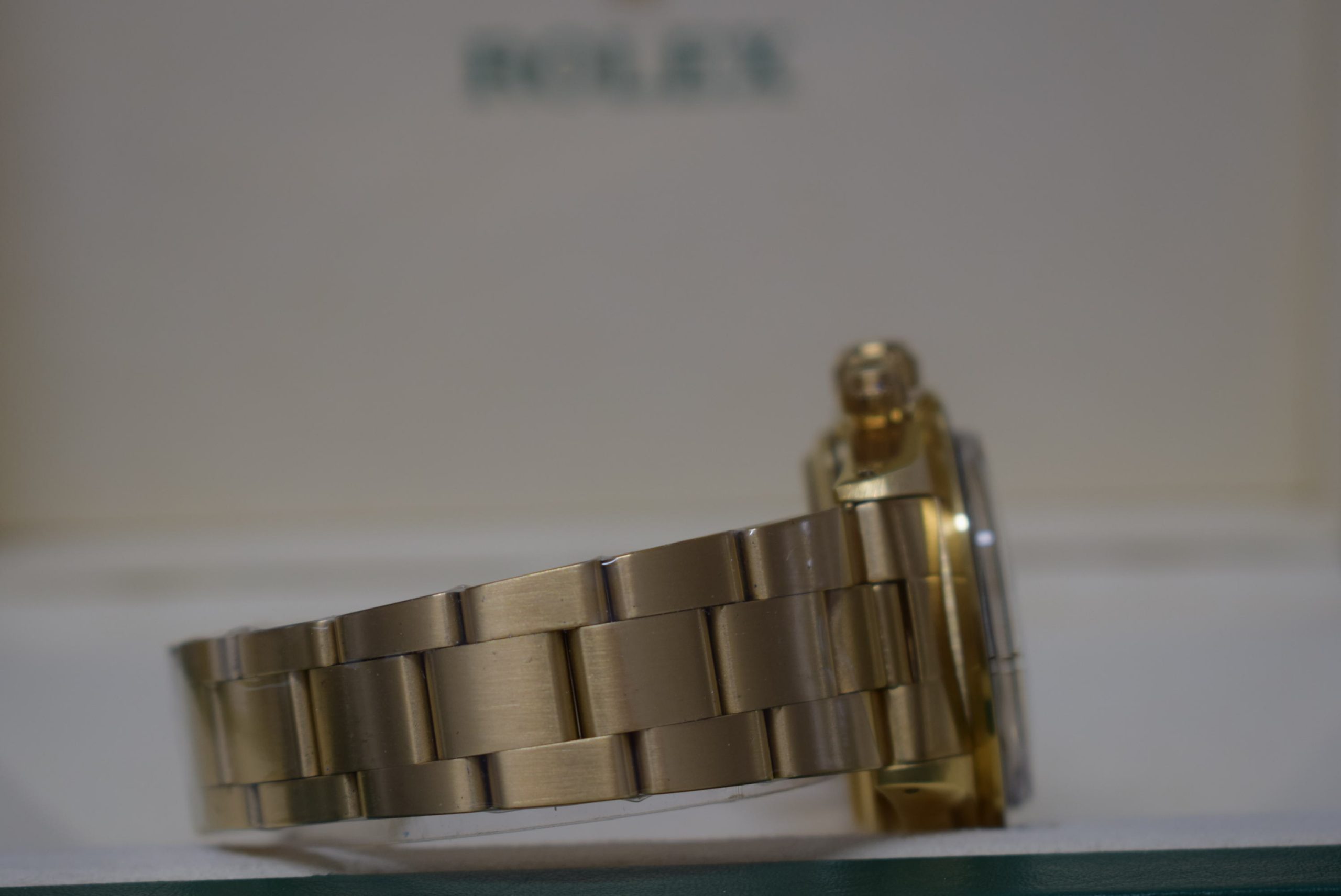 Rolex replica vintage daytona paul newman 6263 yellow gold black dial - immagine 6