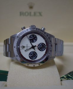 Alternative view of Rolex replica vintage daytona paul newman 6262 white dial musketeer