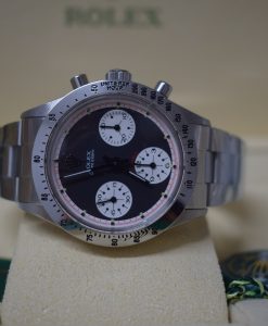 Rolex replica vintage daytona paul newman 6262 black dial musketeer