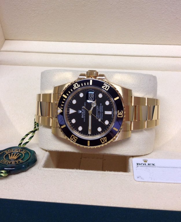 Rolex replica submariner oro giallo 116618LN - immagine 3