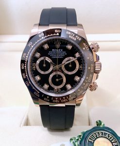 Rolex replica daytona oysterflex 116515LN rose gold diamond